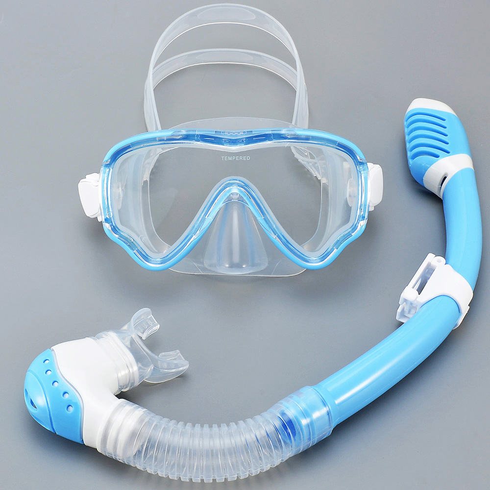 Freediving Mask Set - مجموعة غص قناع الغوص للأطفال ،
