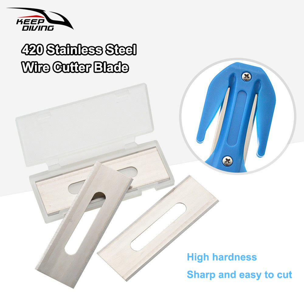 Dive Knife Titanium - 3 قطعة/الوحدة استبدال شفرات لإبقاء الغوص