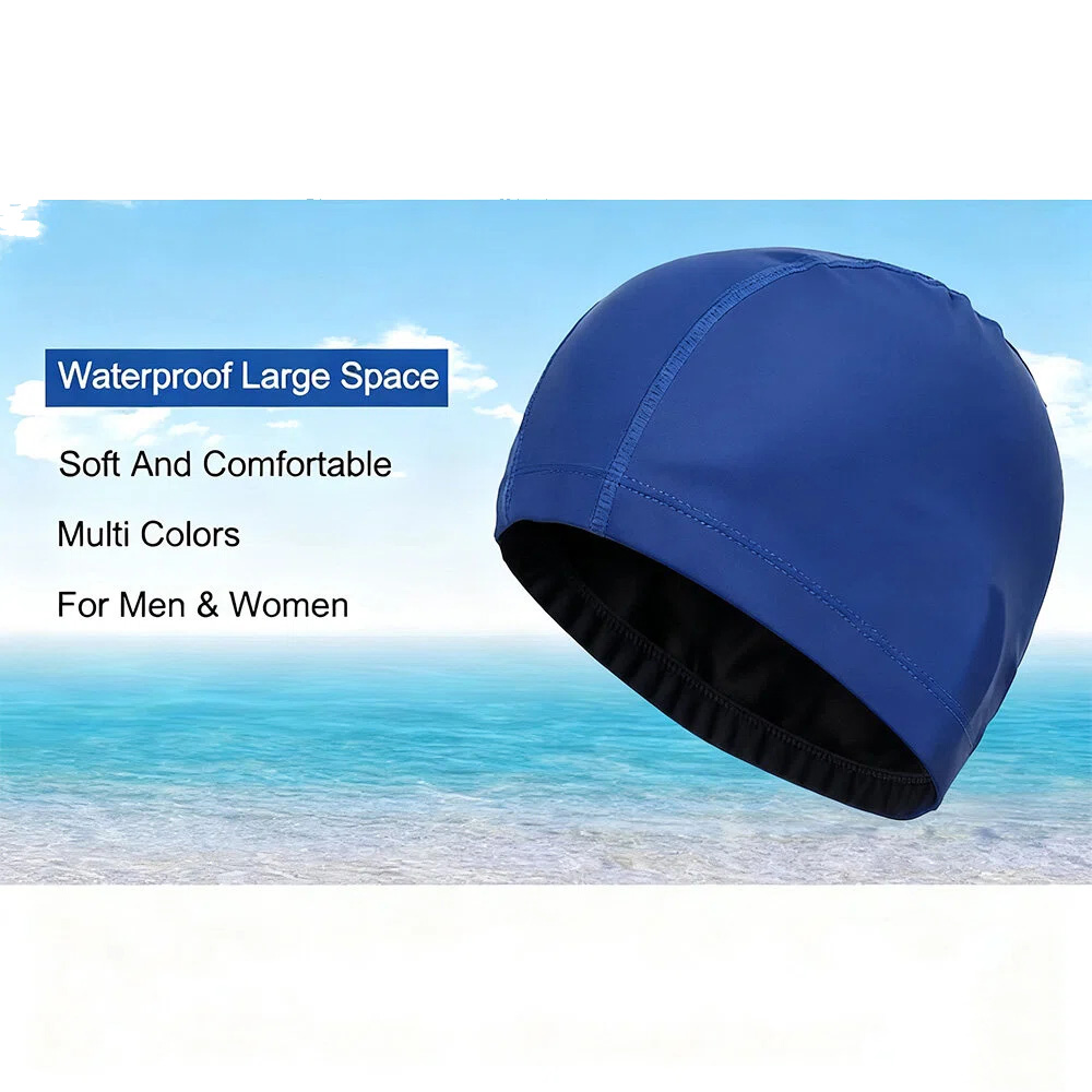 Aquatic Sports Hat - قبعة سباحة مقاومة للماء من البولي