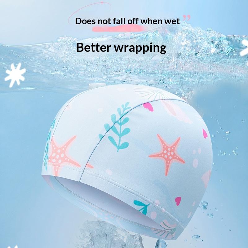 Aquatic Sports Hat - قبعة سباحة كرتونية للأطفال، قبعة سيليكون