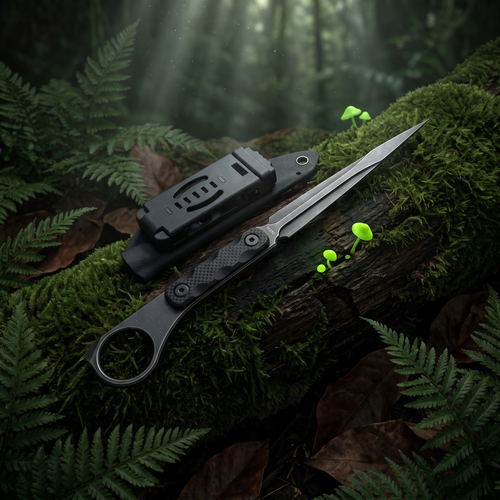 سكين صيد ذو نصل ثابت من الفولا - مراجعة Dive Knife Titanium وسعره