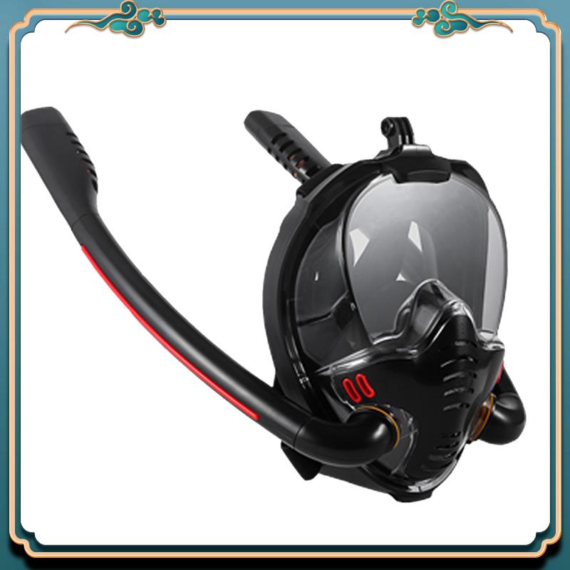 أحدث قناع الغطس أنبوب مزدوج سي - مراجعة Freediving Mask Set وسعره