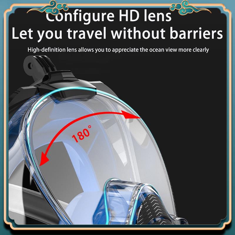 أحدث قناع الغطس أنبوب مزدوج سي - مراجعة Freediving Mask Set وسعره