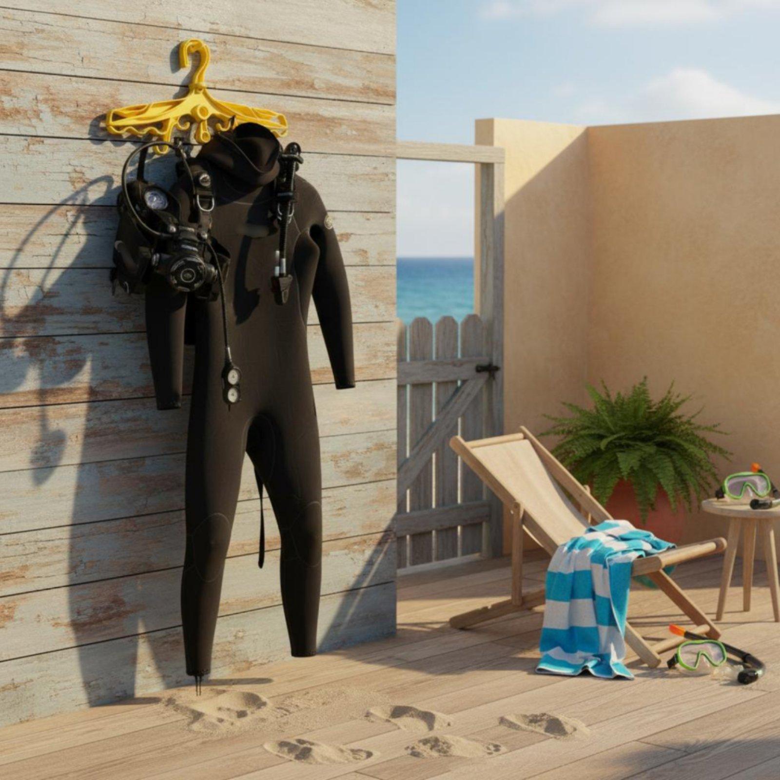 حامل بلاستيكي للغوص بثمانية خط - مراجعة Aquatic Sports Scuba وسعره