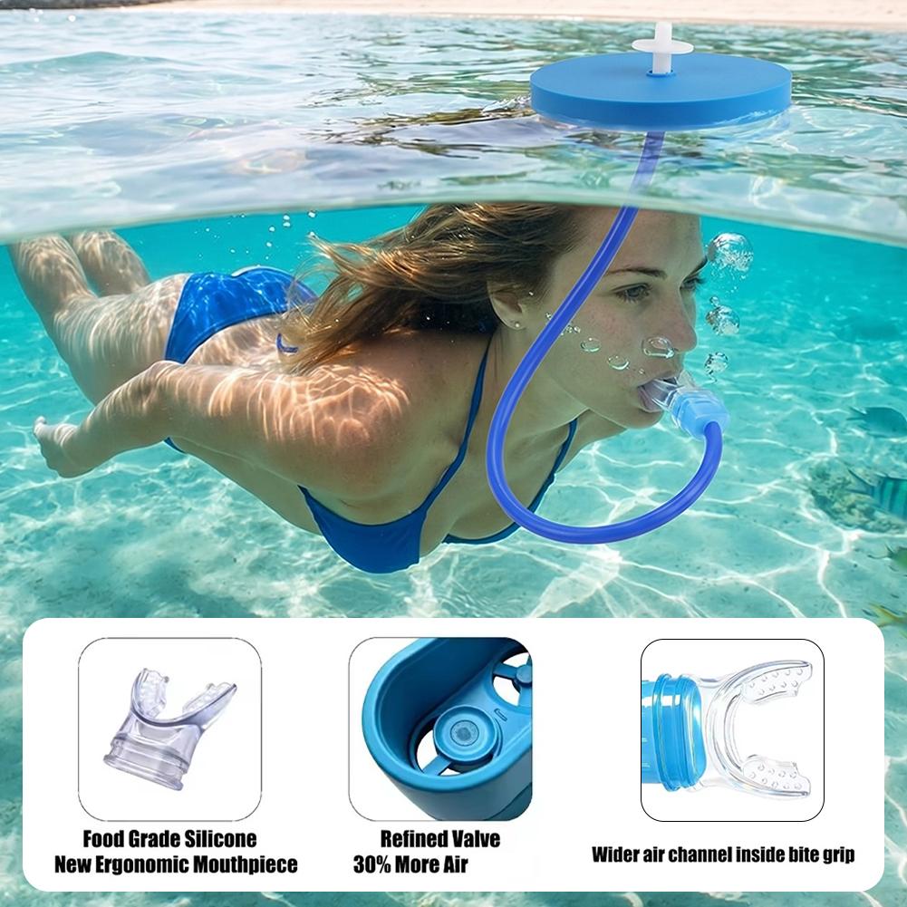 أنبوب تنفس للغوص عالي الجودة ج - مراجعة Snorkel Dry Top وسعره