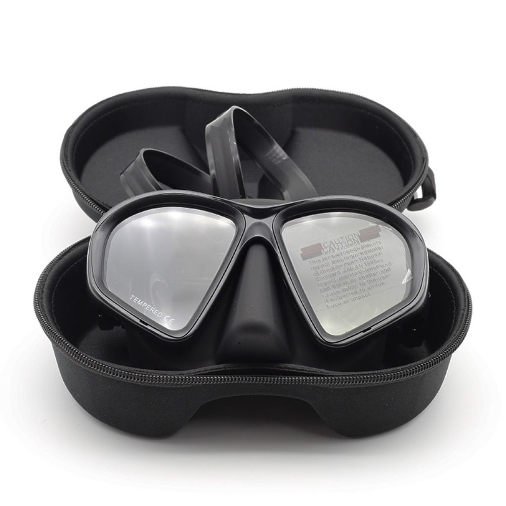 قناع غوص حر من الزجاج المقوى،  - مراجعة Freediving Mask Set وسعره