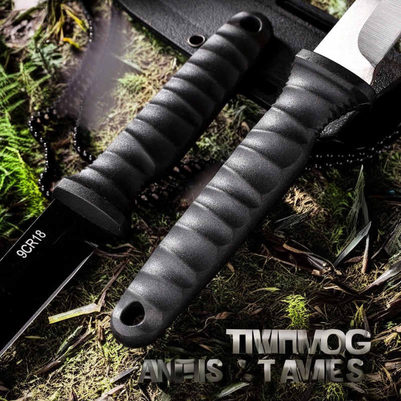 سكين تقطيع اللحوم من الفولاذ ا - مراجعة Dive Knife Titanium وسعره