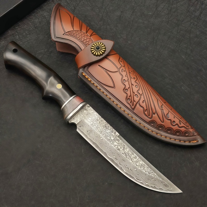 دمشق VG10 في الهواء الطلق صلاب - مراجعة Dive Knife Titanium وسعره