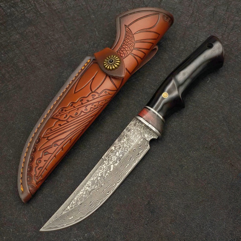دمشق VG10 في الهواء الطلق صلاب - مراجعة Dive Knife Titanium وسعره