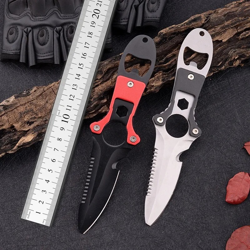 سكين متعدد الوظائف من الفولاذ  - مراجعة Dive Knife Titanium وسعره